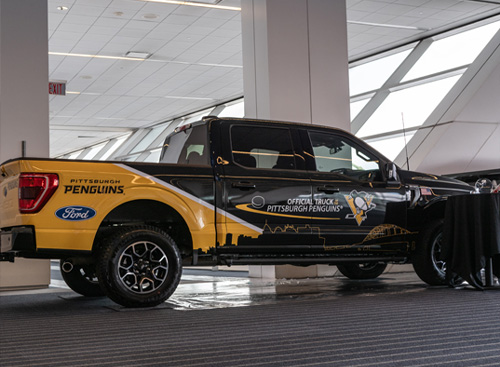 Official Truck of the Pittsburgh Penguins Pittsburgh Auto Show